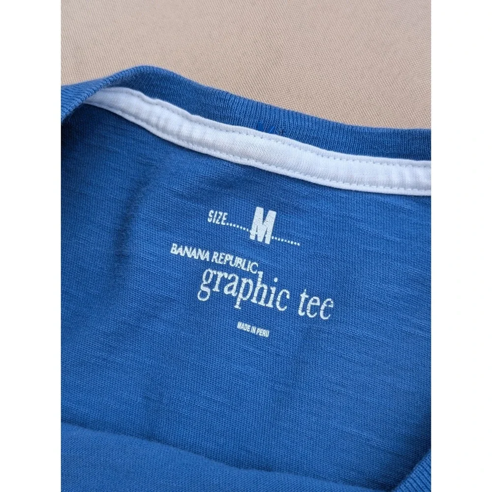 Banana Republic SFCA Established 1978 Blue T-shirt Size Medium